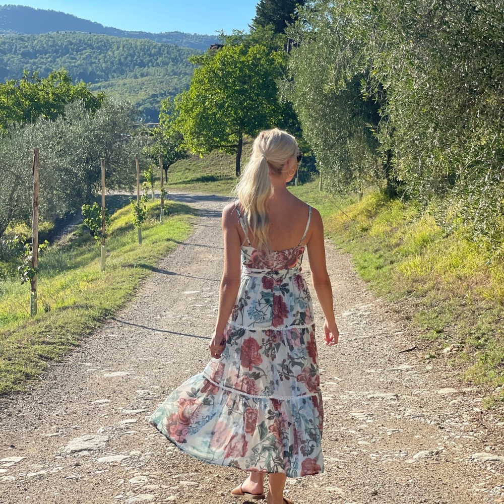 Floral Tiered Maxi Dress